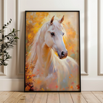 Horses 271 Canvas Art 60 x 40 cm / Black