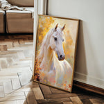 Horses 271 Canvas Art 60 x 40 cm / Black