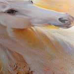 Horses 271 Canvas Art 60 x 40 cm / Black