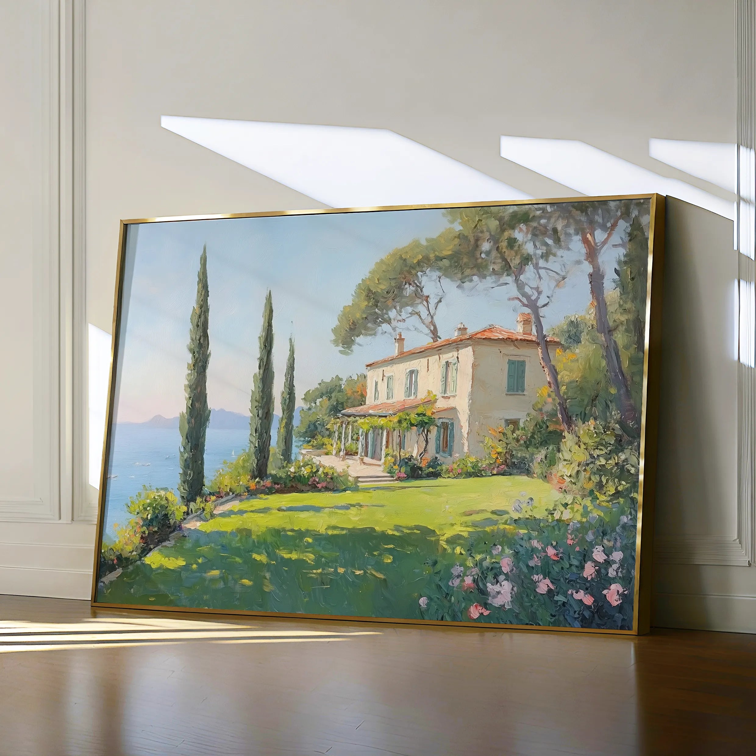 Landscape 271 Canvas Art 60 x 40 cm / Black