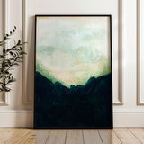 Abstract 272 Canvas Art 60 x 40 cm / Black