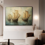 Landscape 272 Canvas Art 60 x 40 cm / Black