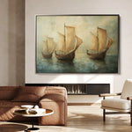Landscape 272 Canvas Art 60 x 40 cm / Black