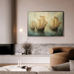 Landscape 272 Canvas Art 60 x 40 cm / Black