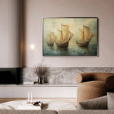 Landscape 272 Canvas Art 60 x 40 cm / Black