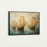 Landscape 272 Canvas Art 60 x 40 cm / Black