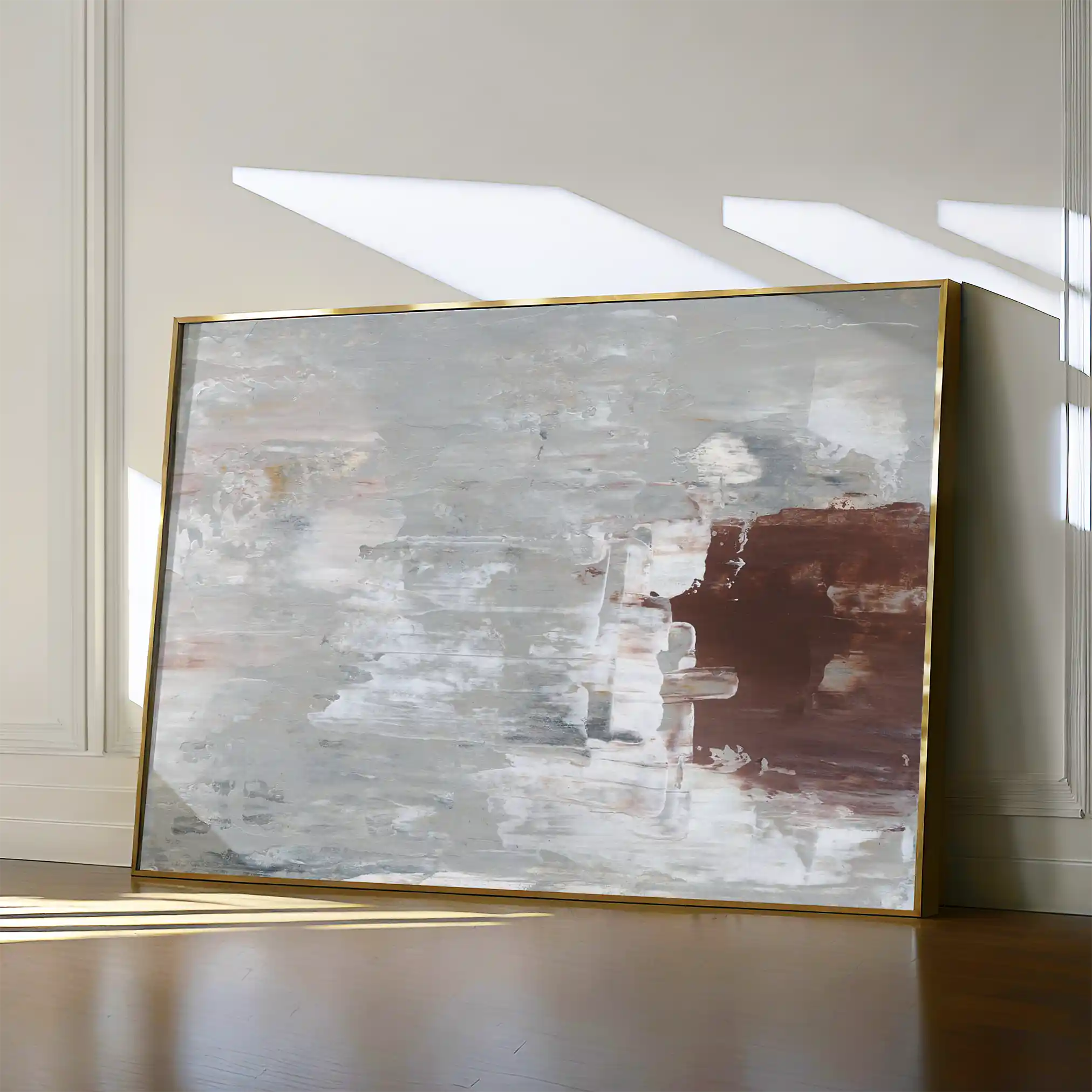 Abstract 273 Canvas Art 60 x 40 cm / Black