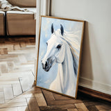 Horses 273 Canvas Art 60 x 40 cm / Black