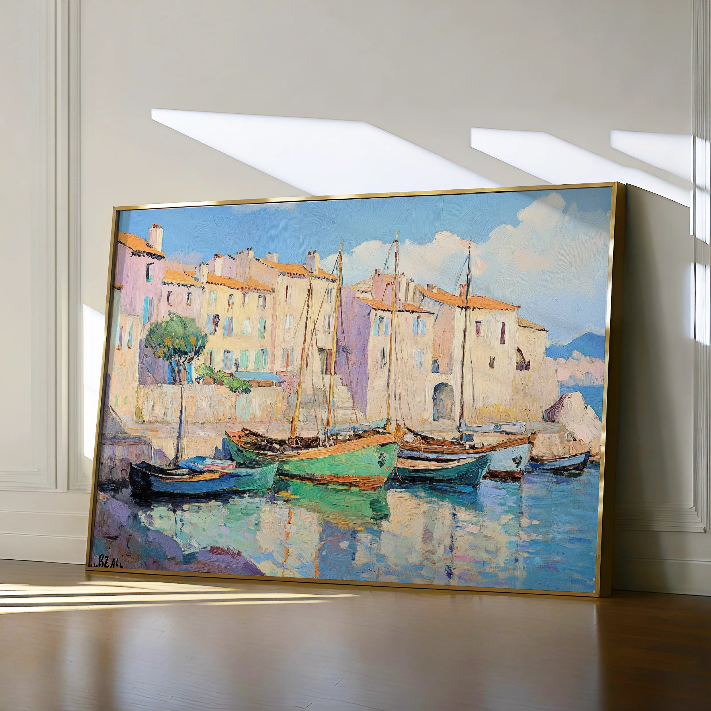 Landscape 273 Canvas Art 60 x 40 cm / Black