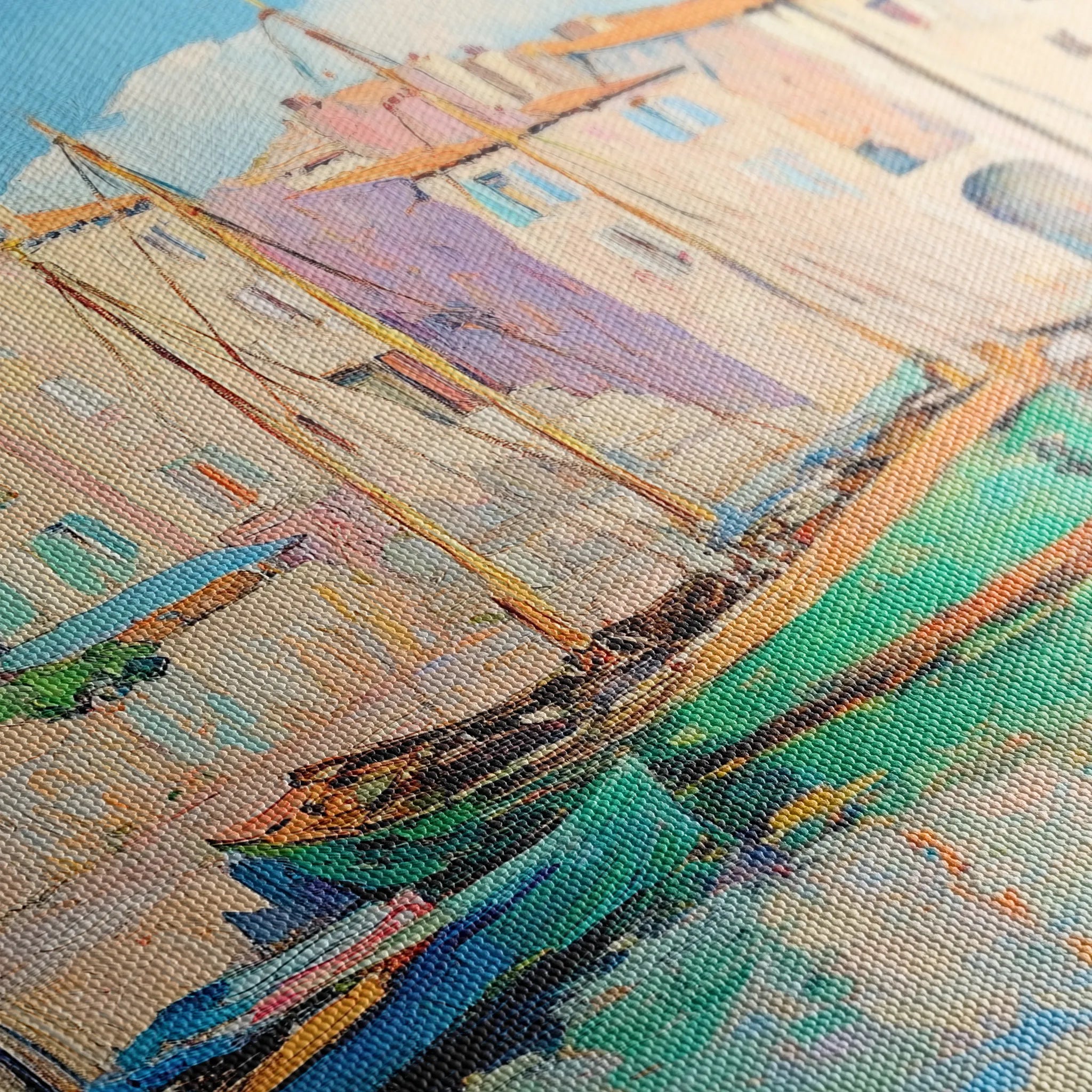 Landscape 273 Canvas Art 60 x 40 cm / Black