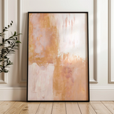 Abstract 274 Canvas Art 60 x 40 cm / Black