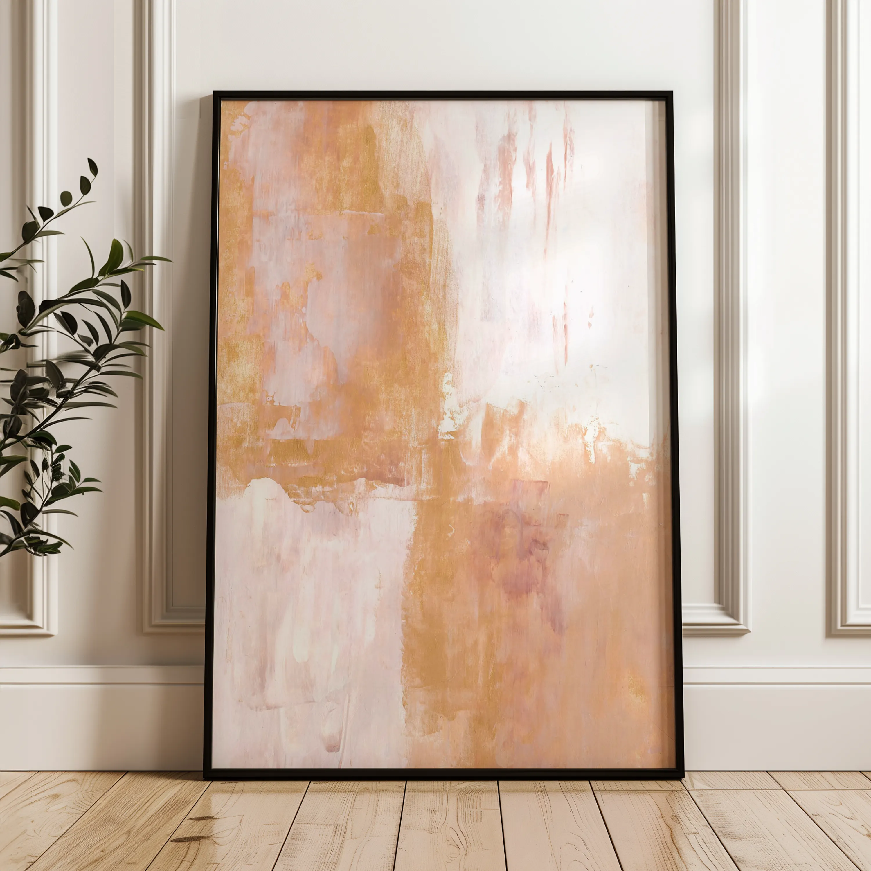Abstract 274 Canvas Art 60 x 40 cm / Black