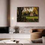 Landscape 274 Canvas Art 60 x 40 cm / Black