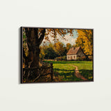 Landscape 274 Canvas Art 60 x 40 cm / Black