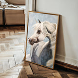Horses 275 Canvas Art 60 x 40 cm / Black