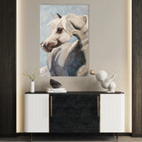 Horses 275 Canvas Art 60 x 40 cm / Black