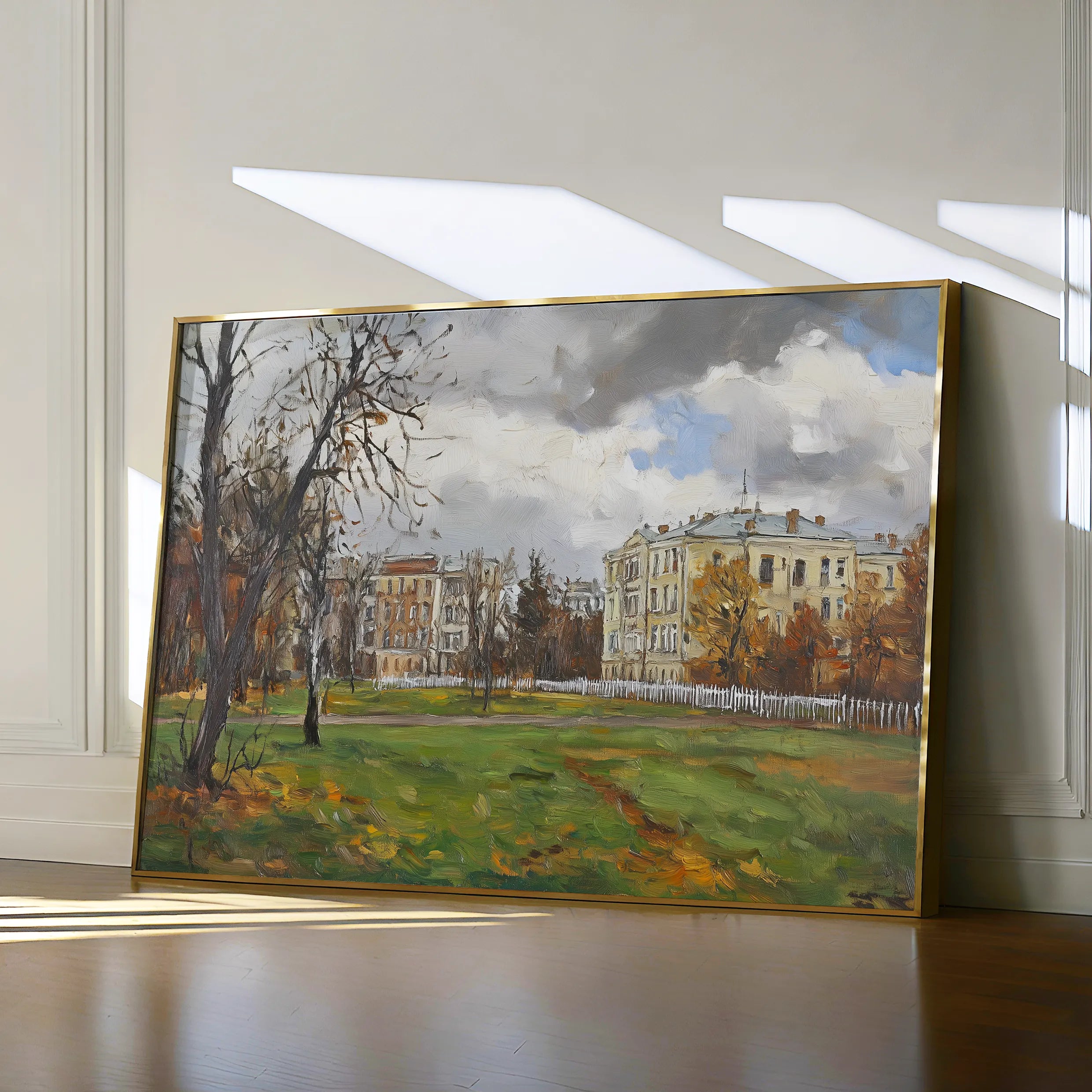 Landscape 275 Canvas Art 60 x 40 cm / Black