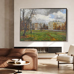 Landscape 275 Canvas Art 60 x 40 cm / Black