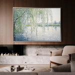 Landscape 276 Canvas Art 60 x 40 cm / Black