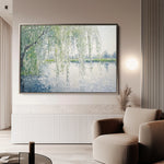 Landscape 276 Canvas Art 60 x 40 cm / Black