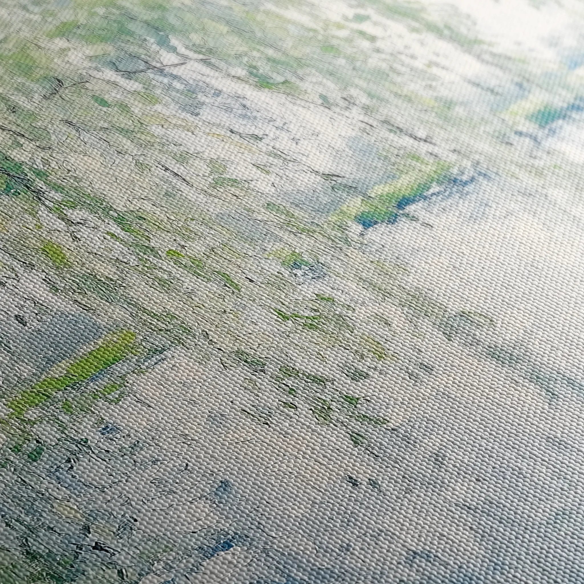 Landscape 276 Canvas Art 60 x 40 cm / Black
