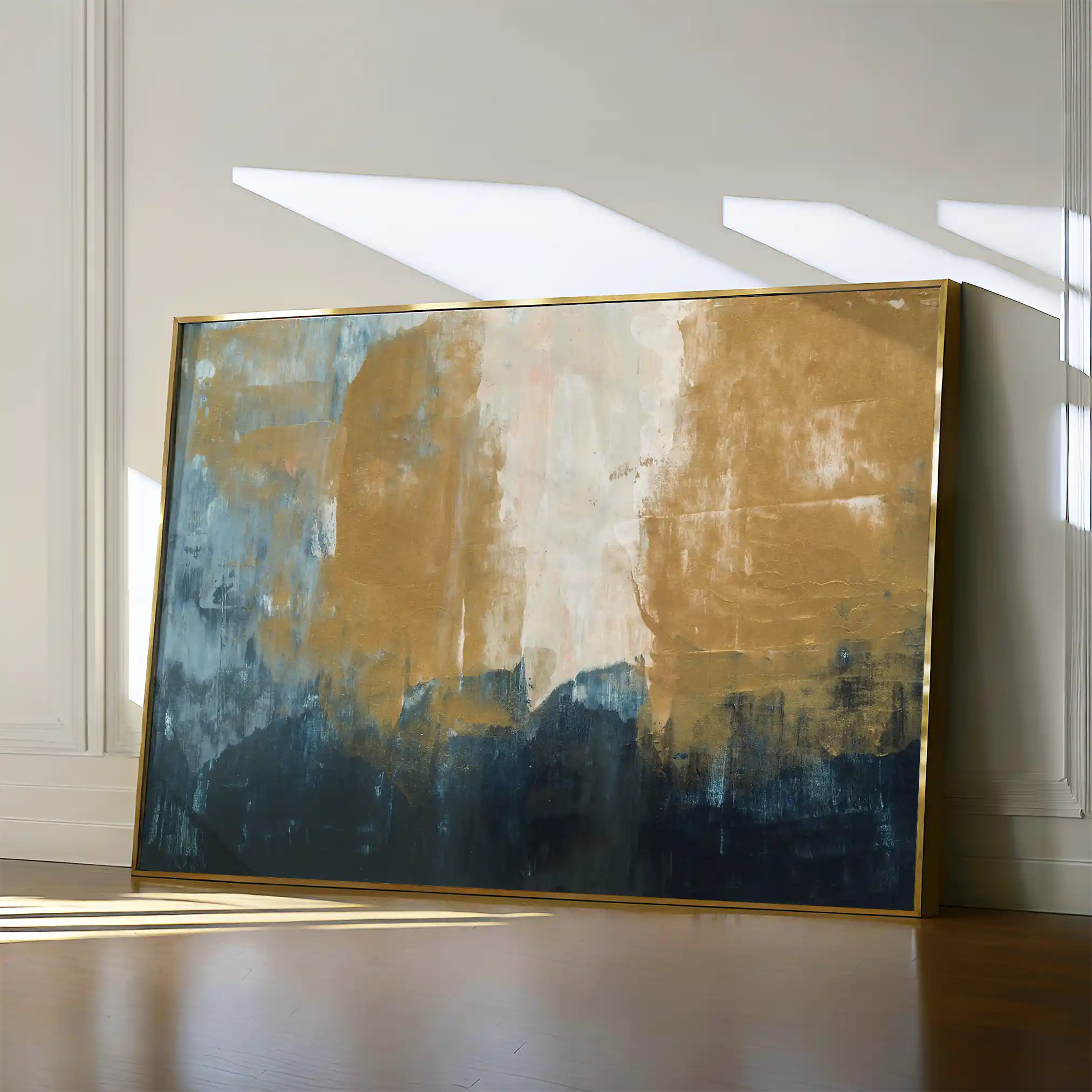 Abstract 277 Canvas Art 60 x 40 cm / Black