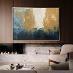 Abstract 277 Canvas Art 60 x 40 cm / Black