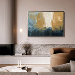 Abstract 277 Canvas Art 60 x 40 cm / Black