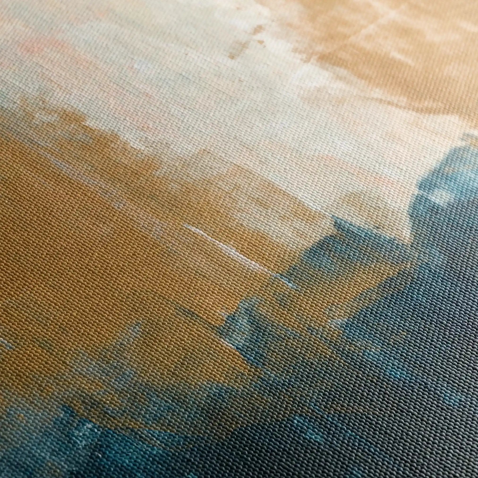 Abstract 277 Canvas Art 60 x 40 cm / Black