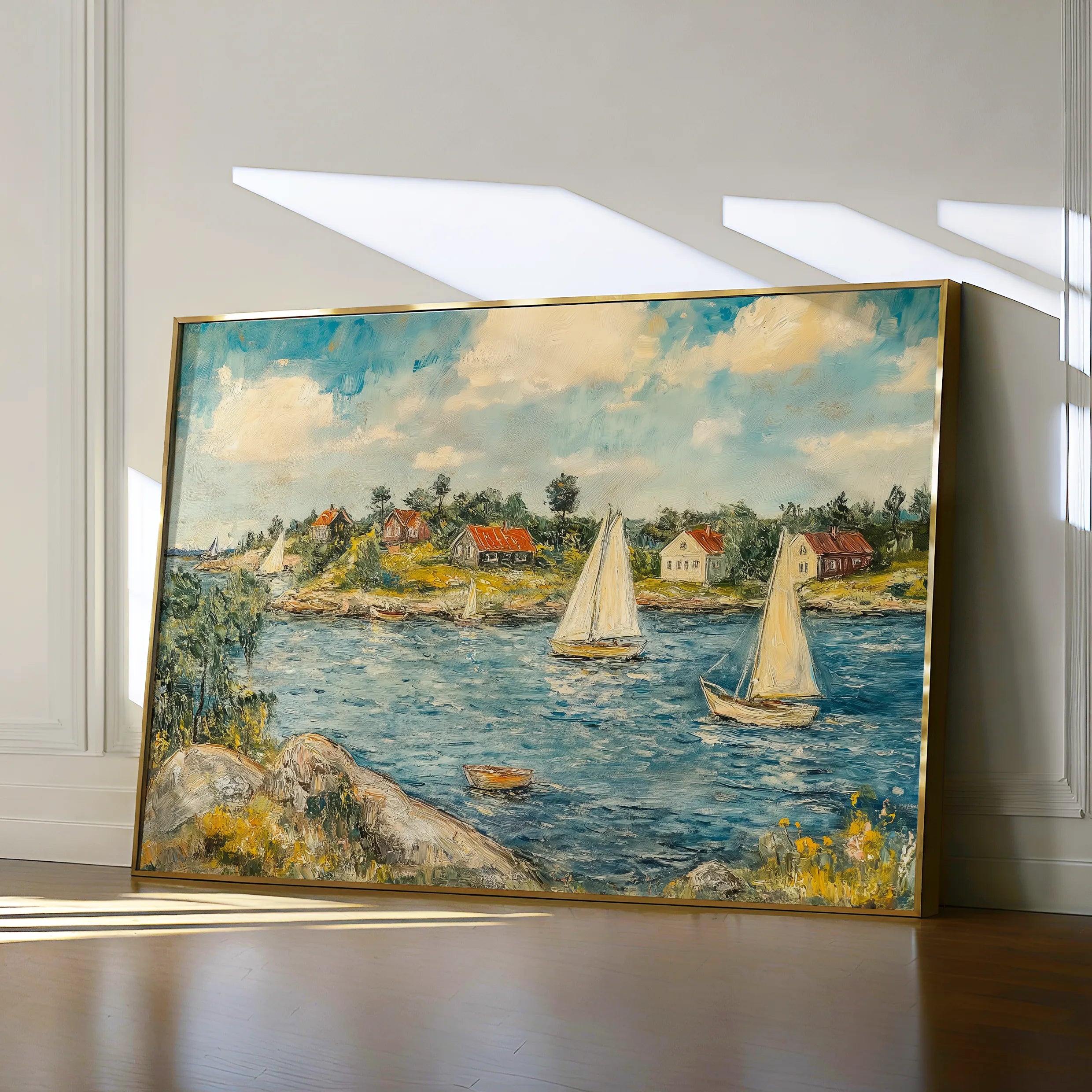 Landscape 277 Canvas Art 60 x 40 cm / Black