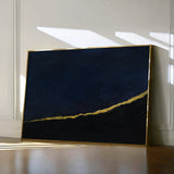 Abstract 278 Canvas Art 60 x 40 cm / Black
