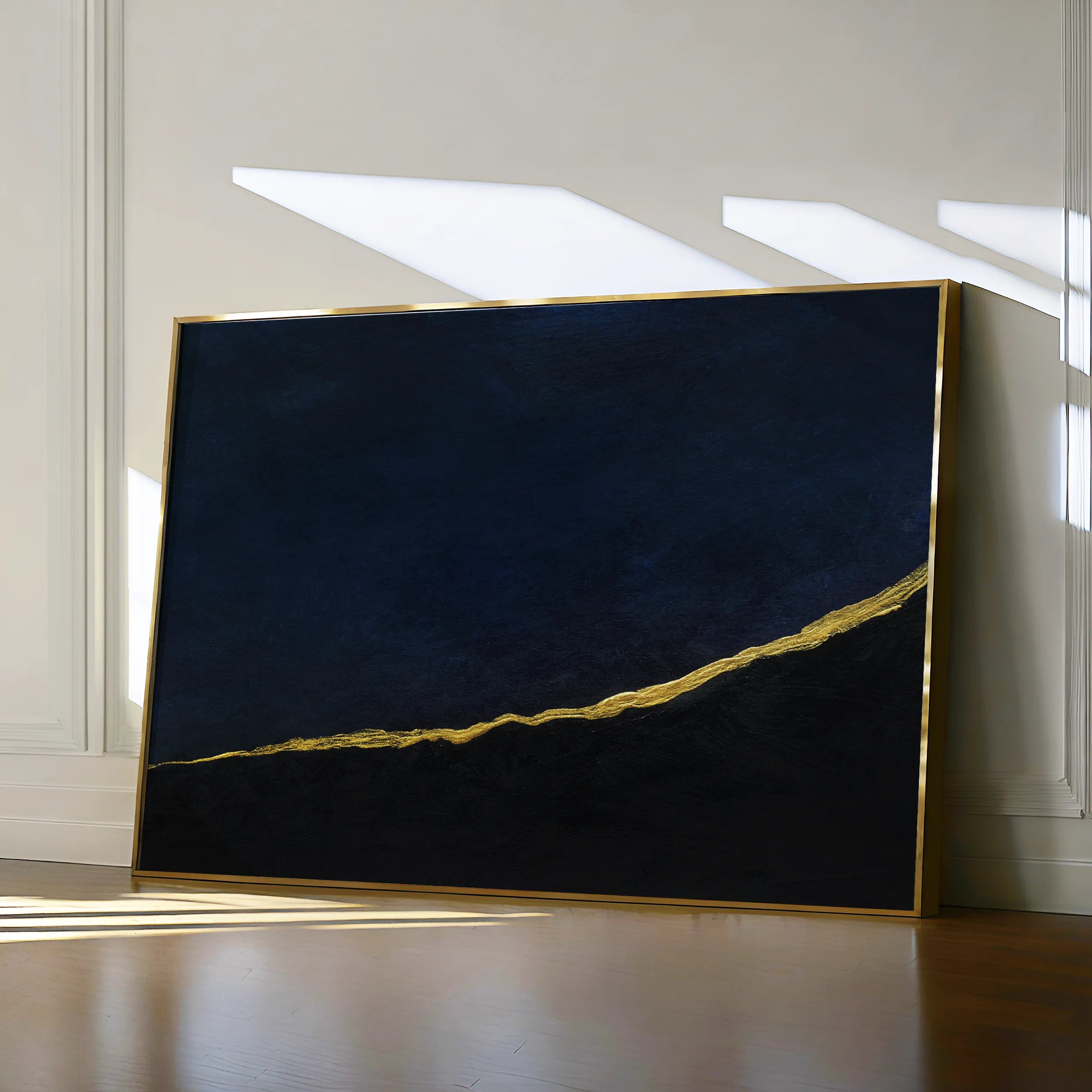 Abstract 278 Canvas Art 60 x 40 cm / Black