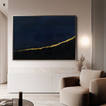 Abstract 278 Canvas Art 60 x 40 cm / Black