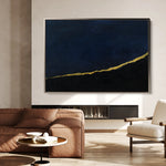 Abstract 278 Canvas Art 60 x 40 cm / Black