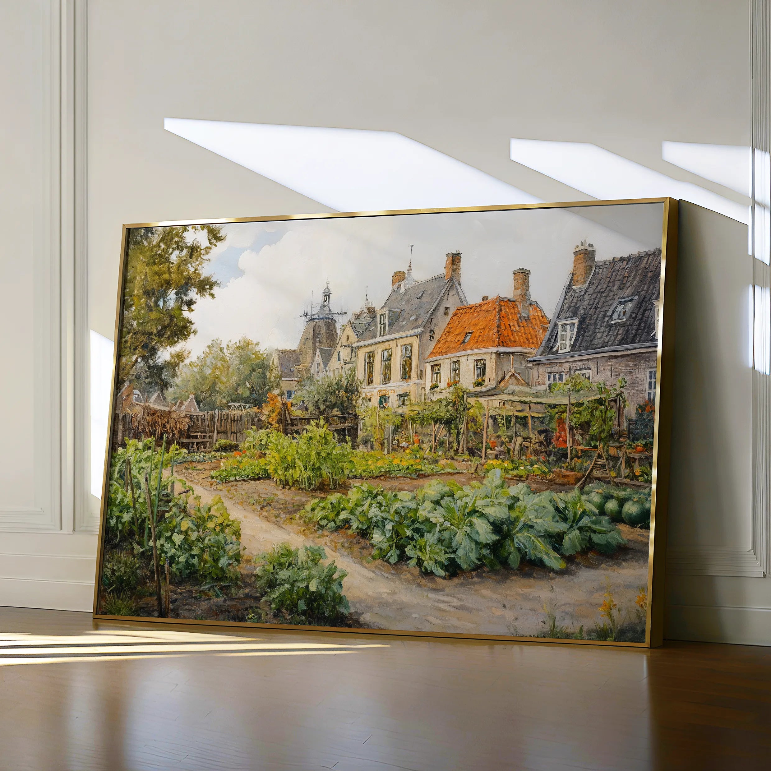 Landscape 278 Canvas Art 60 x 40 cm / Black