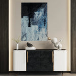 Abstract 279 Canvas Art 60 x 40 cm / Black