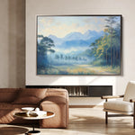 Landscape 279 Canvas Art 60 x 40 cm / Black