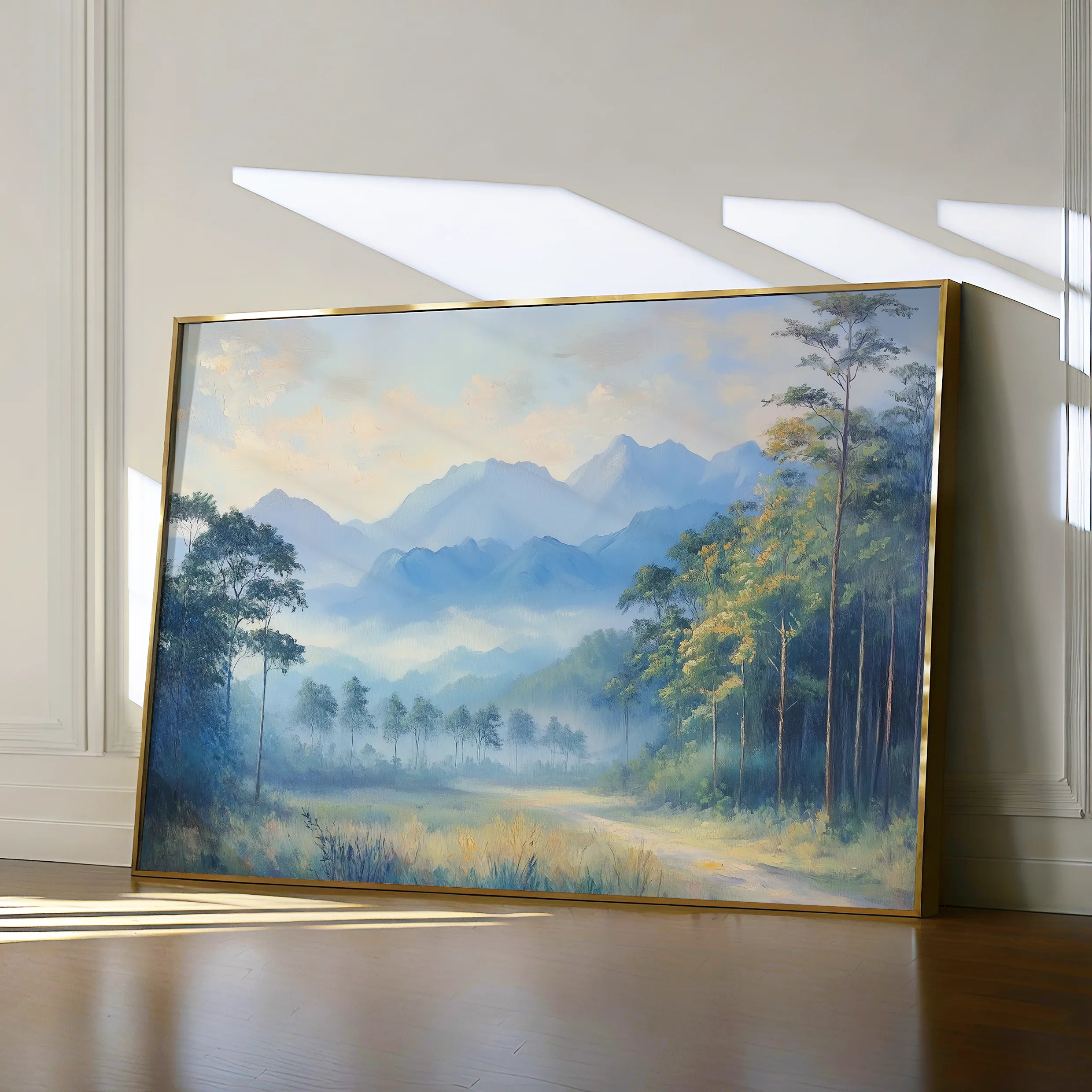 Landscape 279 Canvas Art 60 x 40 cm / Black