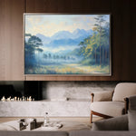 Landscape 279 Canvas Art 60 x 40 cm / Black