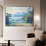 Landscape 279 Canvas Art 60 x 40 cm / Black