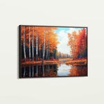 Landscape 280 Canvas Art 60 x 40 cm / Black