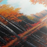 Landscape 280 Canvas Art 60 x 40 cm / Black