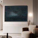 Abstract 281 Canvas Art 60 x 40 cm / Black