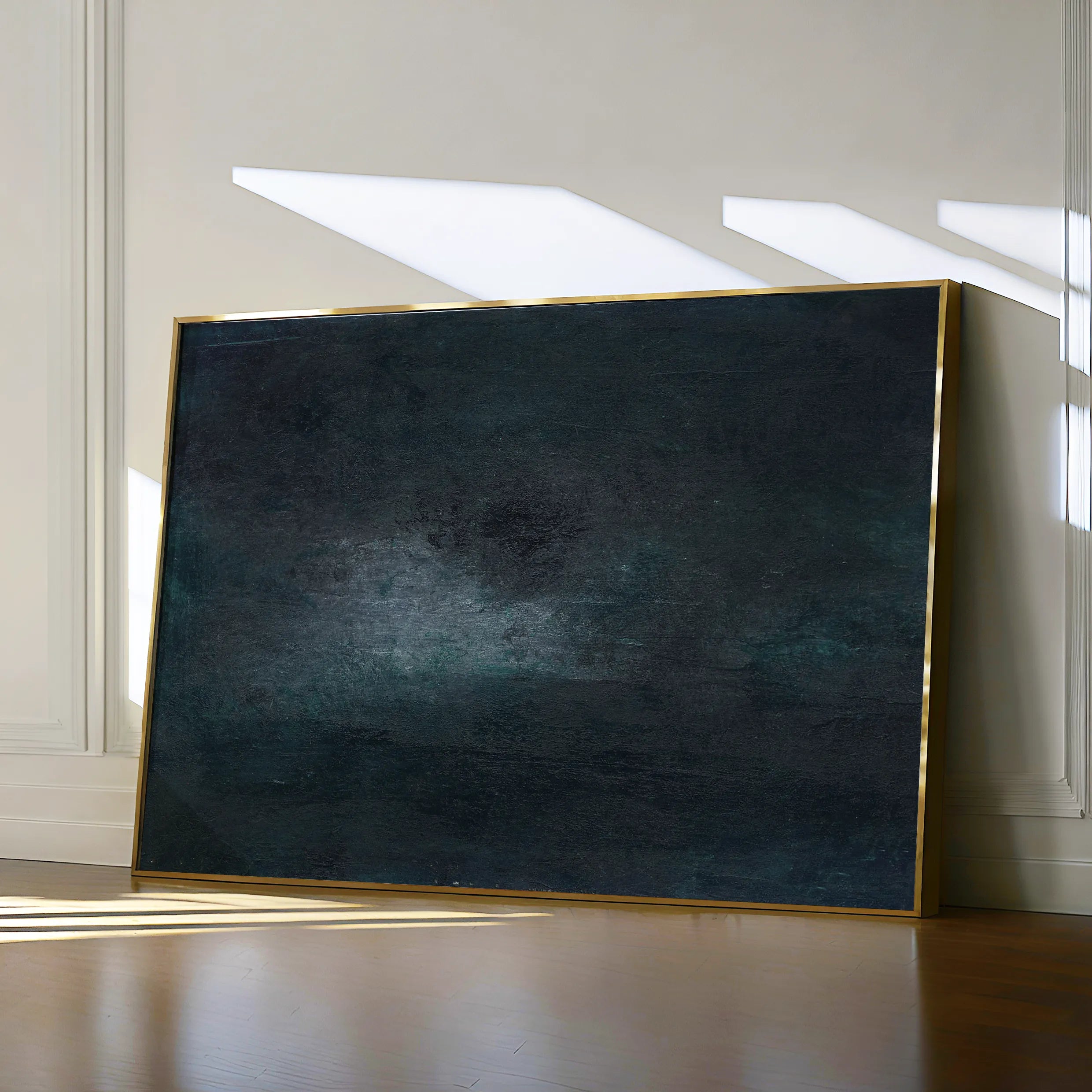Abstract 281 Canvas Art 60 x 40 cm / Black