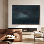 Abstract 281 Canvas Art 60 x 40 cm / Black