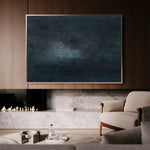 Abstract 281 Canvas Art 60 x 40 cm / Black