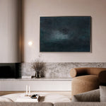 Abstract 281 Canvas Art 60 x 40 cm / Black
