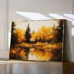 Landscape 281 Canvas Art 60 x 40 cm / Black