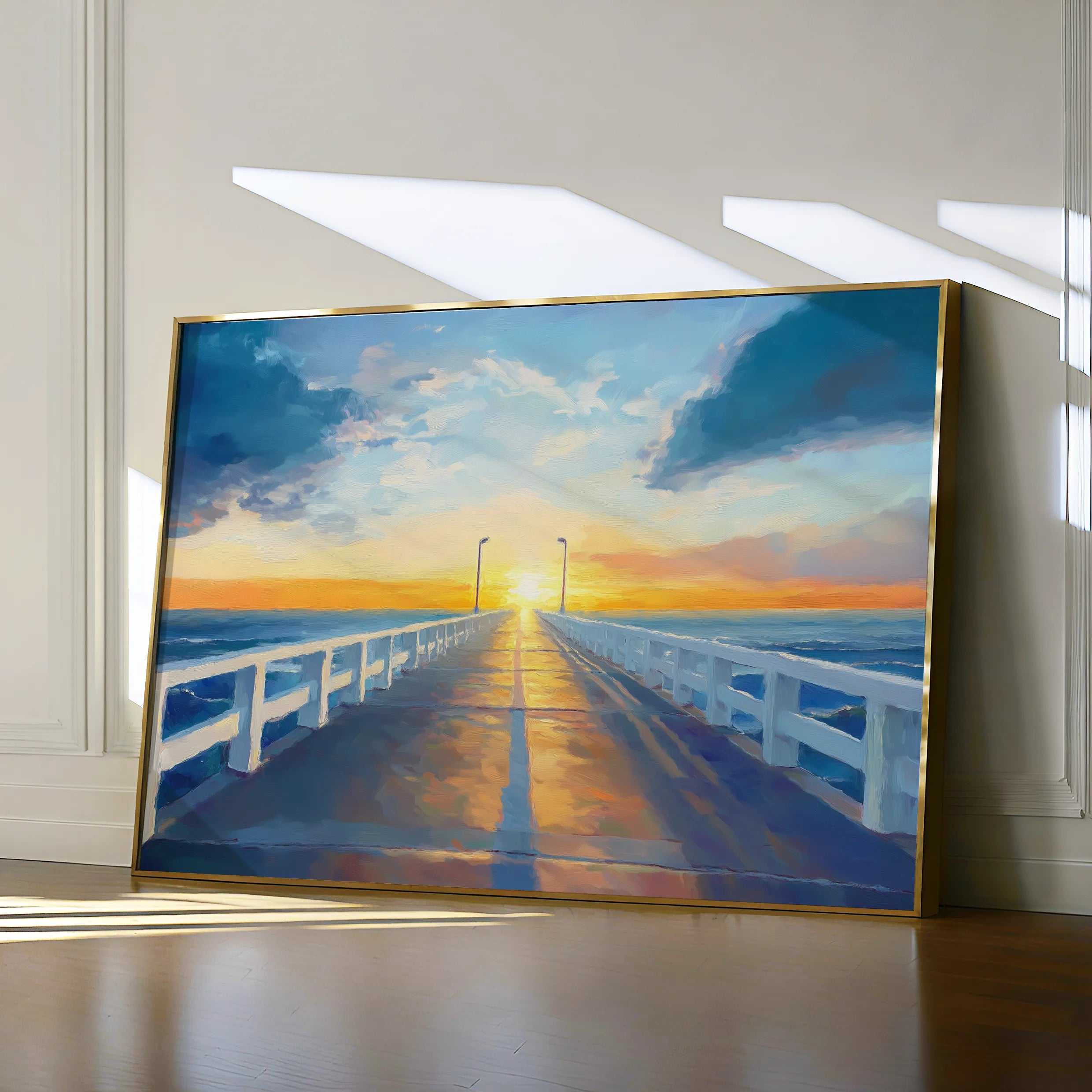 Landscape 283 Canvas Art 60 x 40 cm / Black