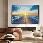 Landscape 283 Canvas Art 60 x 40 cm / Black